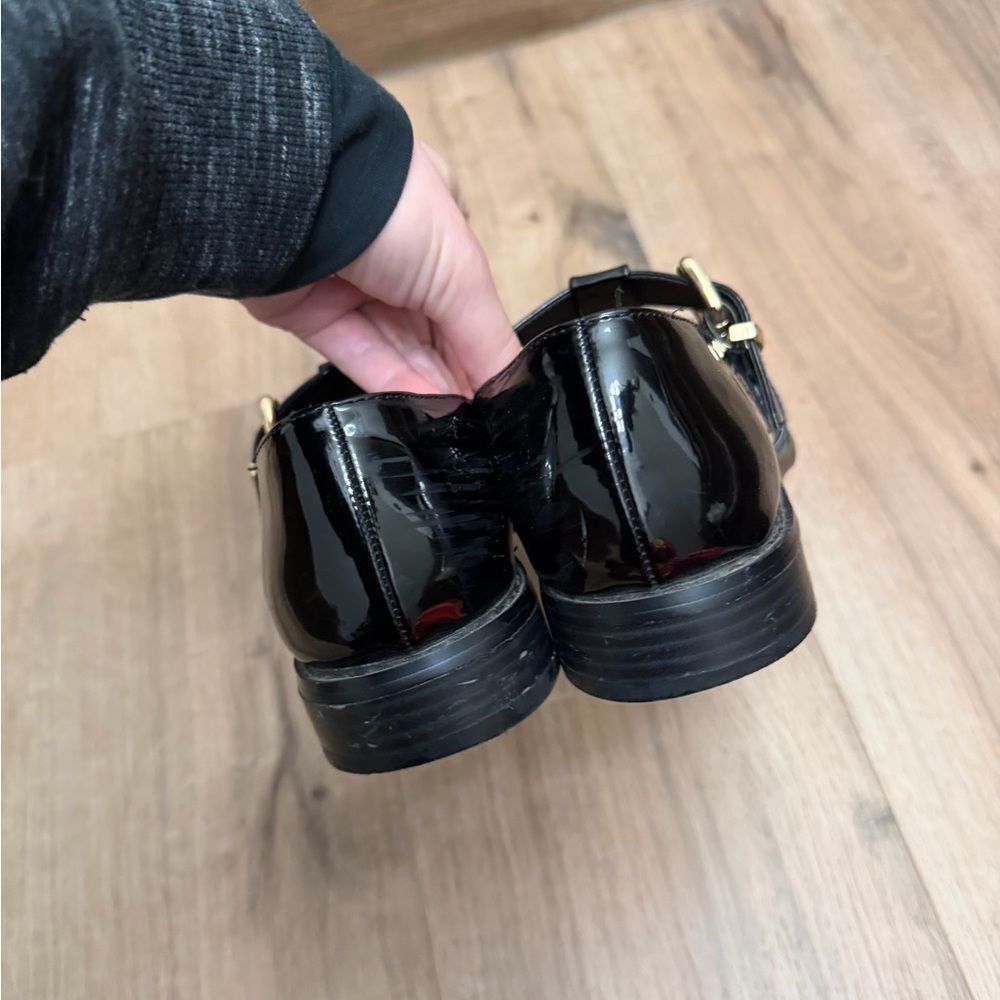 ASOS Black Patent Leather Mary Jane Shoes Sz 9 - Picture 3 of 4